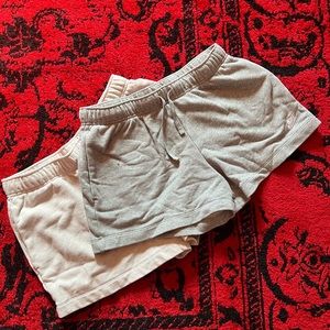 Gray and Cream Nike Shorts!